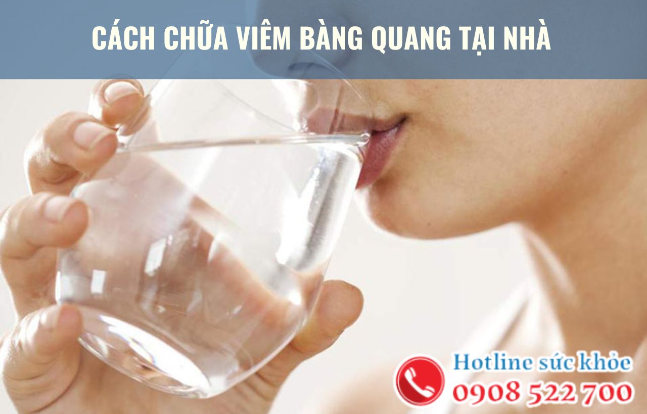 Cách chữa viêm bàng quang tại nhà đơn giản, dễ thực hiện