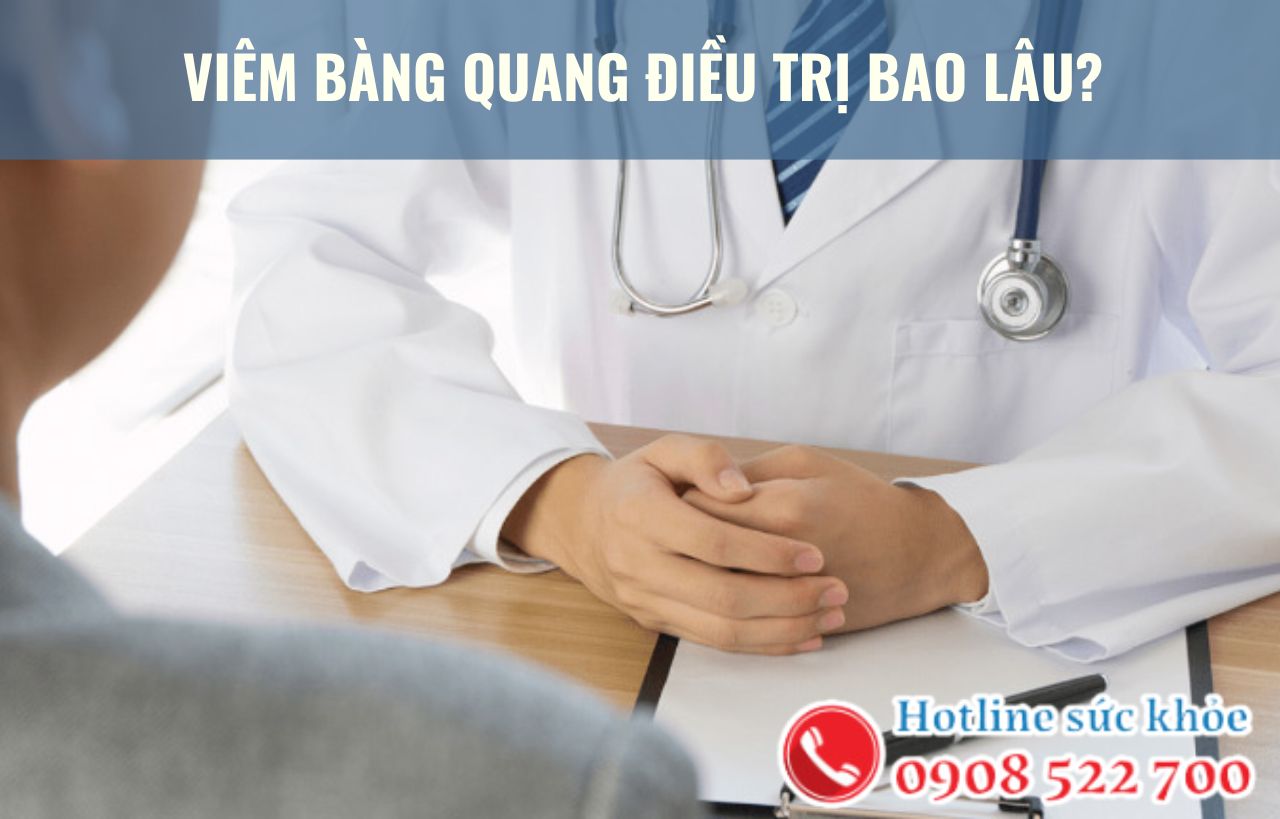 Viêm bàng quang điều trị bao lâu?