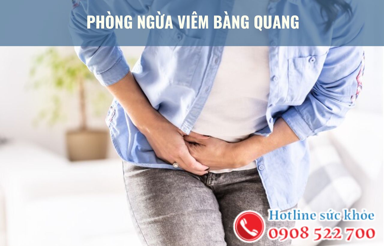 Phòng ngừa viêm bàng quang như thế nào?