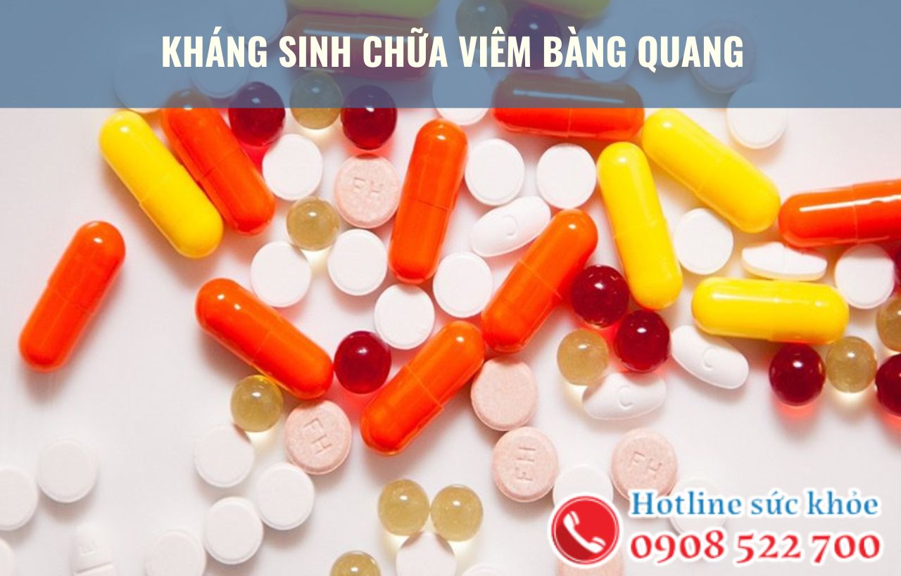 Kháng sinh chữa viêm bàng quang có hiệu quả?