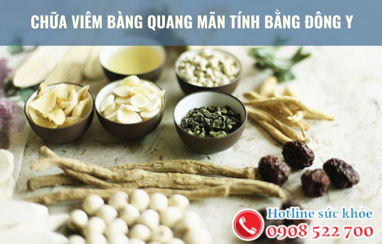 Chữa viêm bàng quang mãn tính bằng Đông y như thế nào?