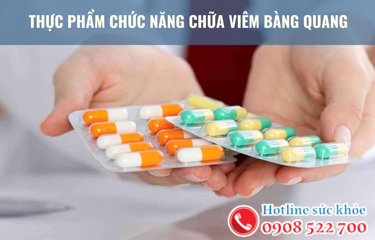 Thực phẩm chức năng chữa viêm bàng quang có hiệu quả?