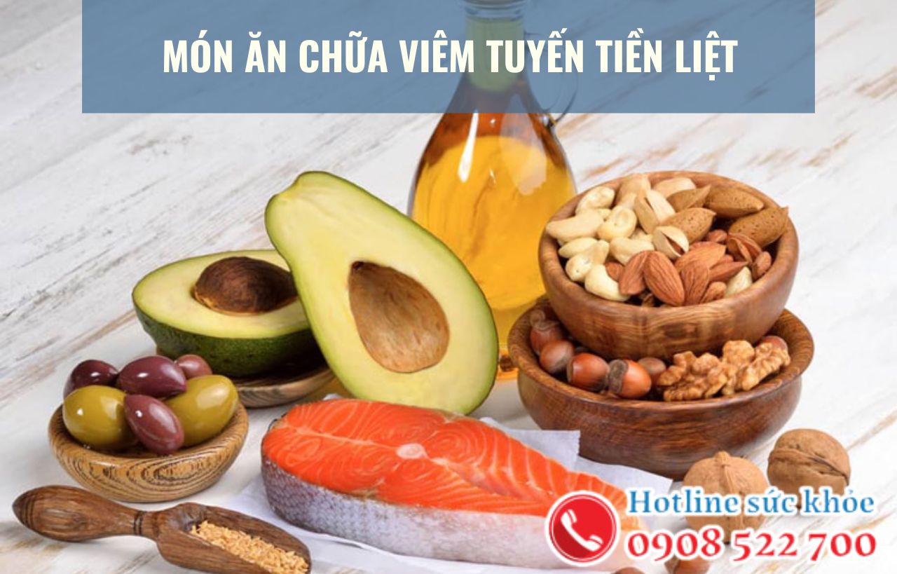 Món ăn chữa viêm tuyến tiền liệt gồm những thực phẩm gì?