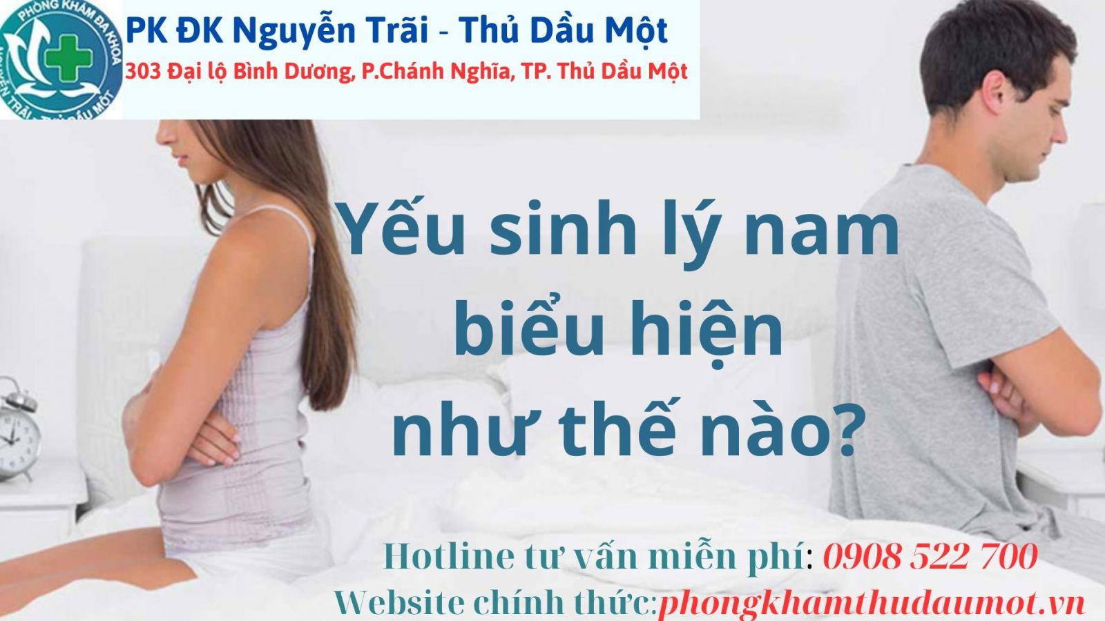 Yếu sinh lý nam thường có biểu hiện như thế nào?