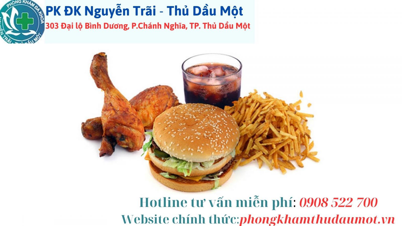 Các thực phẩm thức ăn nhanh, nhiều dầu mỡ