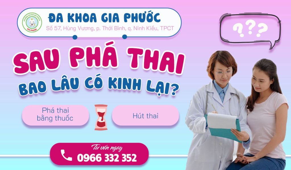 rong kinh sau phá thai bằng thuốc