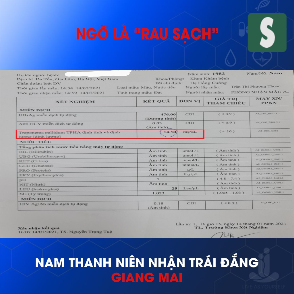 Thông tin chi tiết về xét nghiệm giang mai bao lâu có kết quả