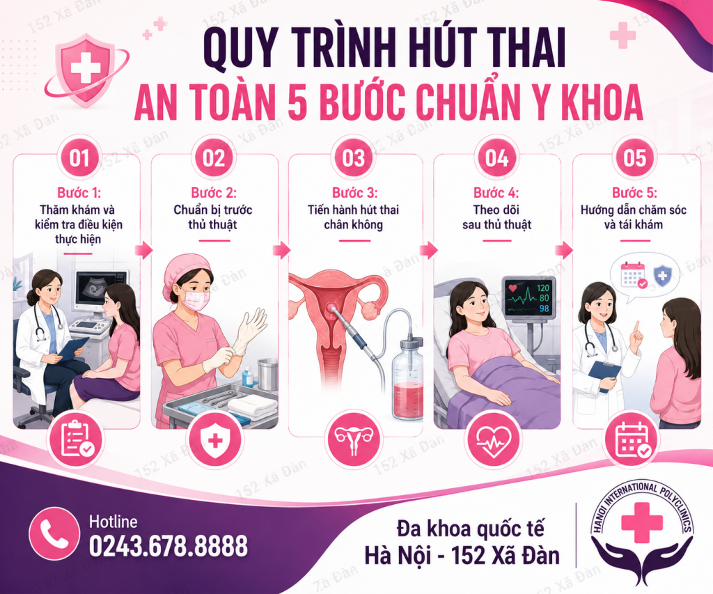 Thông tin chi tiết về hút thai gây mê tĩnh mạch