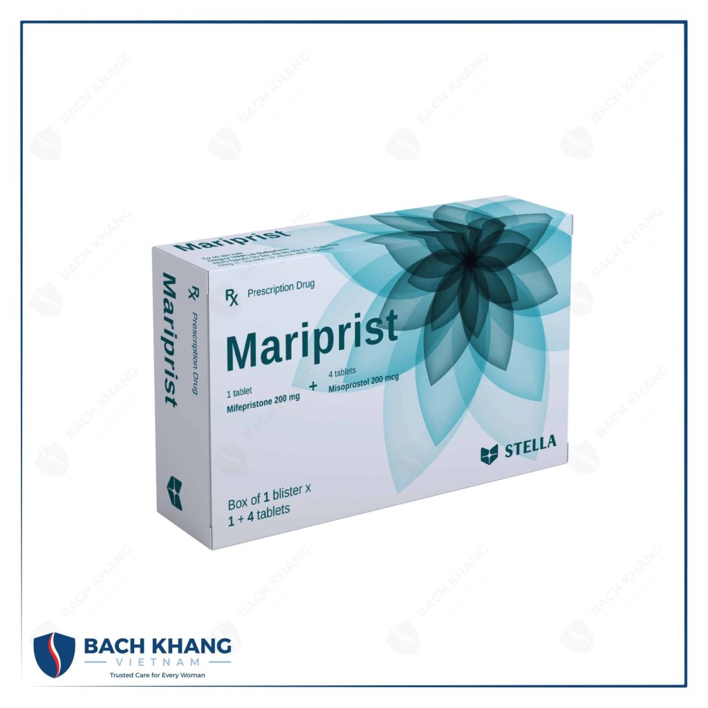 Hình ảnh minh họa thuốc phá thai mifepristone và misoprostol
