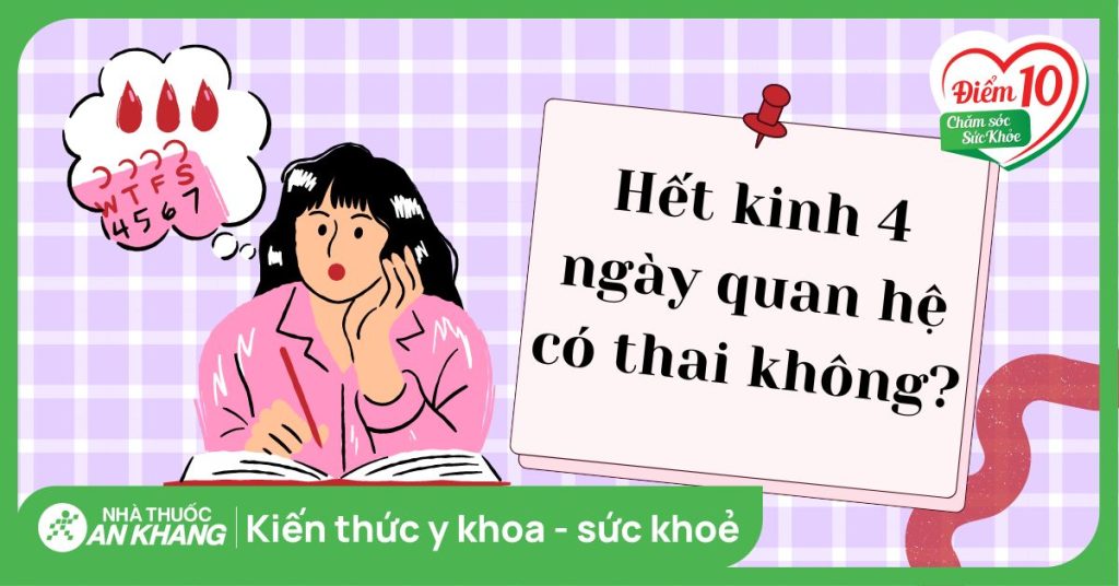 Hình ảnh minh họa hết kinh quan hệ có thai không
