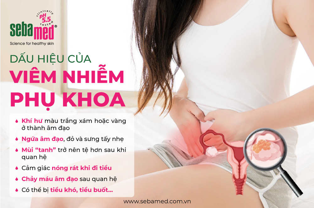 Thông tin chi tiết về dấu hiệu viêm nhiễm phụ khoa