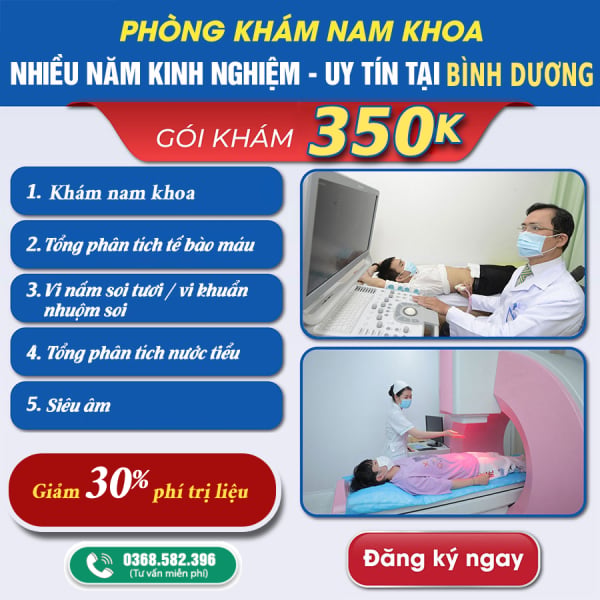 Thông tin chi tiết về khám phụ khoa nam khoa bình dương