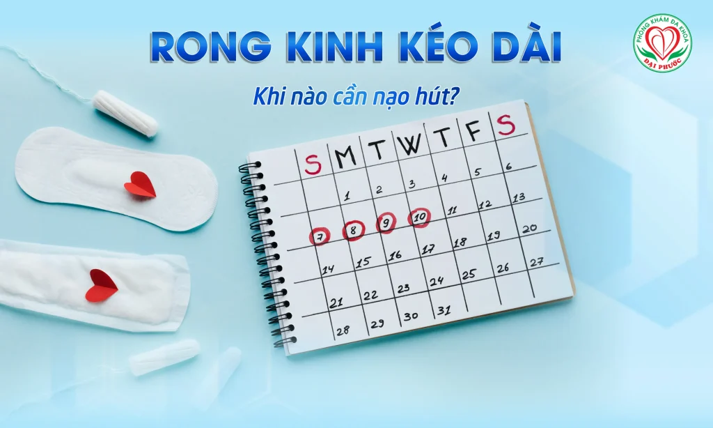 Hình ảnh minh họa thời điểm hút điều hòa kinh nguyệt
