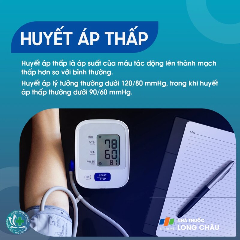 Huyết áp thấp - Triệu chứng thường gặp Huyết áp thấp - Triệu chứng thường gặp